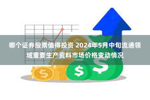 哪个证券股票值得投资 2024年5月中旬流通领域重要生产资料市场价格变动情况