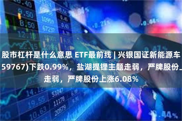 股市杠杆是什么意思 ETF最前线 | 兴银国证新能源车电池ETF(159767)下跌0.99%，盐湖提锂主题走弱，严牌股份上涨6.08%