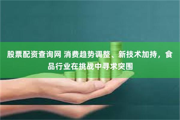 股票配资查询网 消费趋势调整、新技术加持，食品行业在挑战中寻求突围